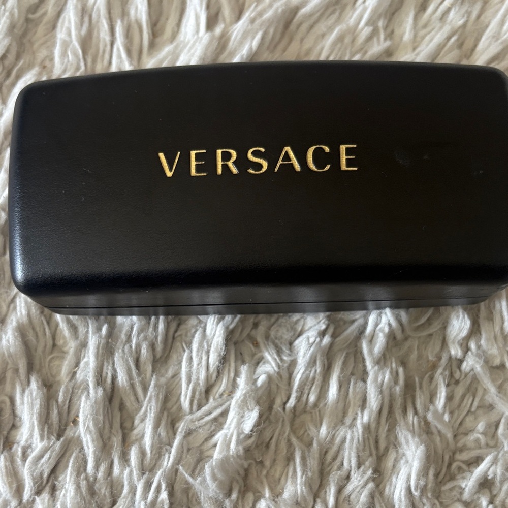 Versace Black Case with Gold Logo